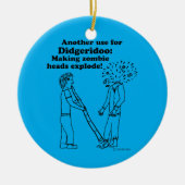 ジゲリドオがゾンビを爆発 セラミックオーナメント (正面)