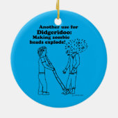 ジゲリドオがゾンビを爆発 セラミックオーナメント (裏面)