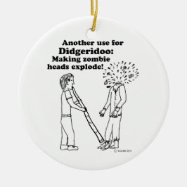 ジゲリドオがゾンビを爆発 セラミックオーナメント