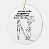 ジゲリドオがゾンビを爆発 セラミックオーナメント (左)