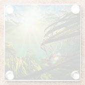 ジザニアテキサナ ガラスコースター (裏面)