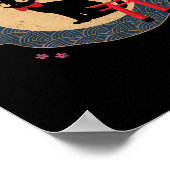 . .ジジかわいい子猫を愛する人たちおもしろい、日本の動物 ポスター (角)