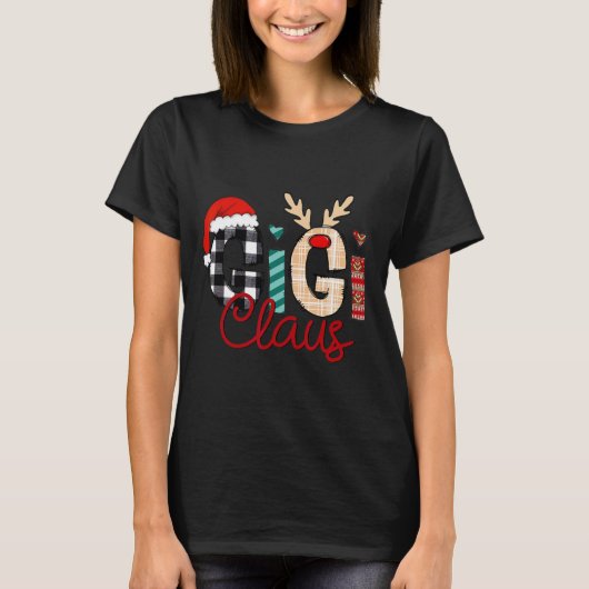 ジジ クラウス トナカイ クリスマス Tシャツ (正面)