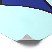 ジストニア認識度リボンと翼 ポスター (角)