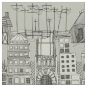 ジストピア性トイレモノ ファブリック (クローズアップ)