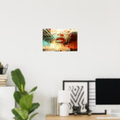 ジストピア・ポスターの滴り ポスター (ホームオフィス)