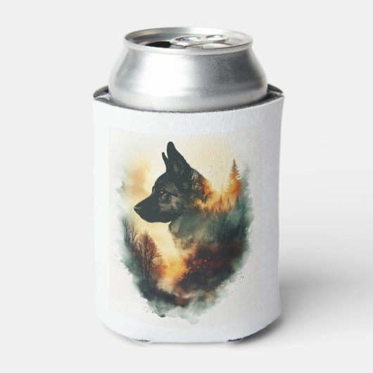 ジストリー・ガイドとしてのドイツの羊飼い 缶クーラー (缶正面)