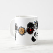 ジスモロジー コーヒーマグカップ (正面左)