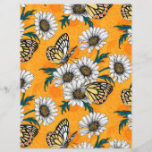 ジゼベルの蝶とデイジーの花 (裏面)