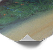 「ジゼルのカルロッタ・グリシのポートレート」 ポスター (角)