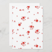 ジゼル スイート ストロベリー パネルカード 招待状 (正面/裏面)