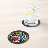 ジタバグShagダンサー ラウンドペーパーコースター (インサイチュ)