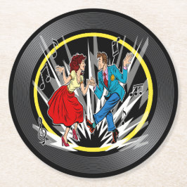 ジタバグShagダンサー ラウンドペーパーコースター