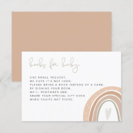 ジタ ボヘミアンパステル レインボー 赤ちゃんのための本 招待状