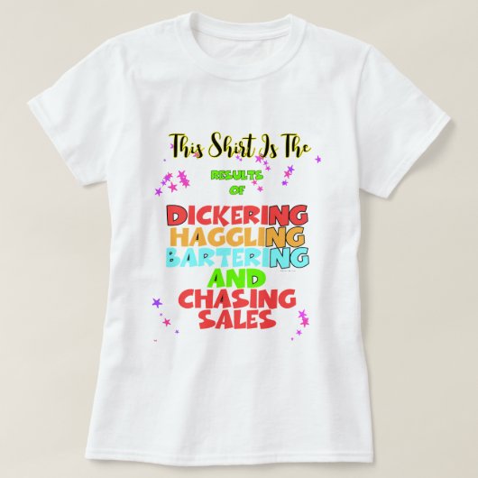 ジッカリングおもしろい吠え Tシャツ (デザイン正面)