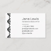 ジックデザインイラストレーション先住民先住芸術 名刺 (正面)