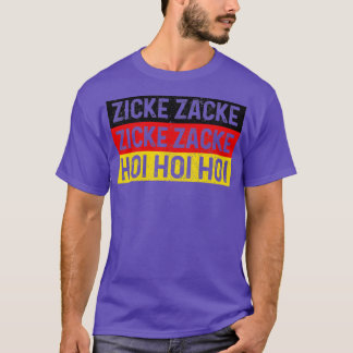 ジッケザッケホイオクトーバーフェストドイツ国旗パーティーファンン Tシャツ
