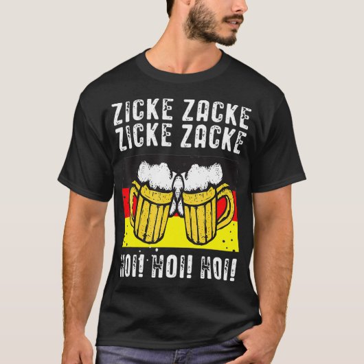 ジッケザッケホイホイホイホイホイOctoberfest Tシャツ (正面)
