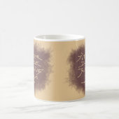 ジッタジュースJunkie – コーヒーアートonラテブラウン。 コーヒーマグカップ (中央)