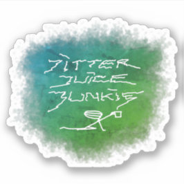 ジッタジュースJunkie – 透明なコーヒーアート。 シール
