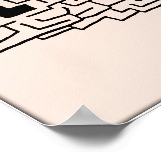 ジッタ迷路 ポスター (角)