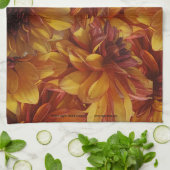 ジットダリア熱狂するティータオル キッチンタオル (折り畳み)