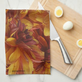 ジットダリア熱狂するティータオル キッチンタオル (四つ折り)