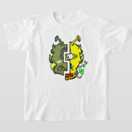 ジットリップ（幻覚体験）のようなピーエイリアンDazs 2-顔Yello/Gre k Tシャツ