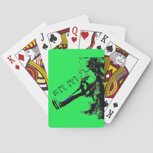 ジッパーだ!- Zipline Rider トランプ (裏面)