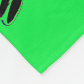 ジッパーだ！- Zipline Rider フリースブランケット (角)