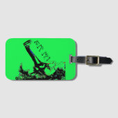 ジッパーだ！- Zipline Rider ラゲッジタグ (正面横)