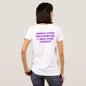 ジッパーのヘッドワイシャツ私達皆… Tシャツ (裏面フル)