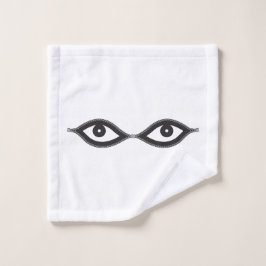 ジッパーの目 ウォッシュタオル