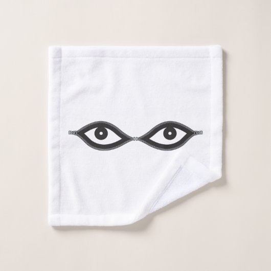 ジッパーの目 ウォッシュタオル (ウォッシュタオル)