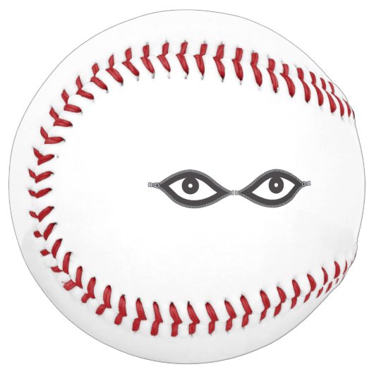 ジッパーの目 ソフトボール (正面左)