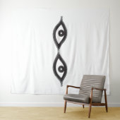 ジッパーの目 タペストリー (インサイチュ(横))