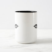 ジッパーの目 ツートーンマグカップ (中央)