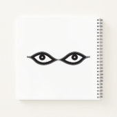 ジッパーの目 ノートブック (裏面)