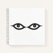 ジッパーの目 ノートブック (正面)