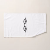 ジッパーの目 ハンドタオル (ハンドタオル)