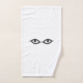 ジッパーの目 ハンドタオル