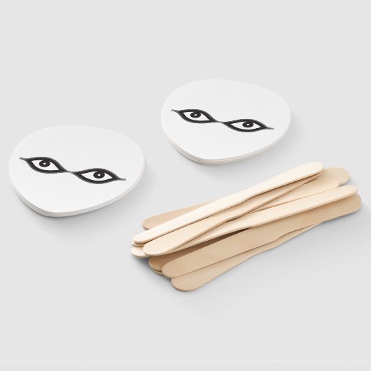 ジッパーの目 ハンドファン (組立なし)