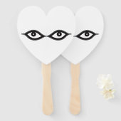 ジッパーの目 ハンドファン (正面&裏面)