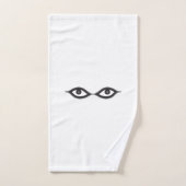 ジッパーの目 バスタオルセット (ハンドタオル)