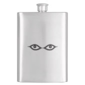ジッパーの目 フラスク (正面)