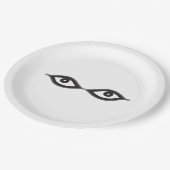 ジッパーの目 ペーパープレート (アングル)