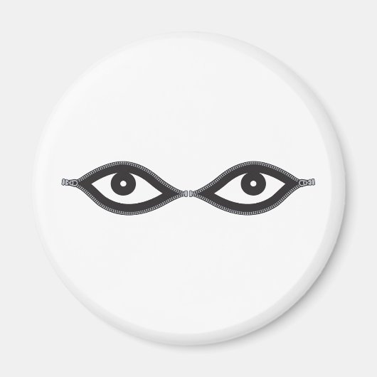 ジッパーの目 マグネット (正面)