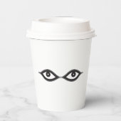 ジッパーの目 紙コップ (裏面)