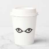 ジッパーの目 紙コップ (正面)