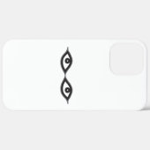 ジッパーの目 Case-Mate iPhoneケース (裏面 (横))